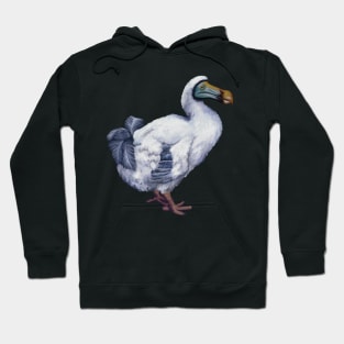The extinct Dodo. Dodo illustration. Quirky, weird and fluffy. Have a piece of natural history. Unique gift. Hoodie